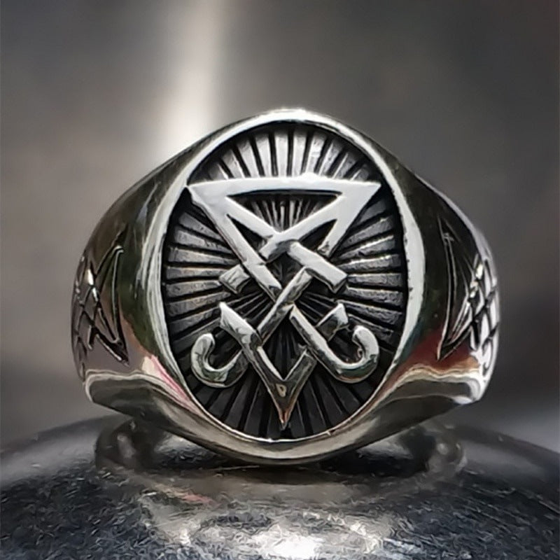 Satan Lucifer Demon Men's Ring