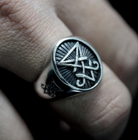 Satan Lucifer Demon Men's Ring