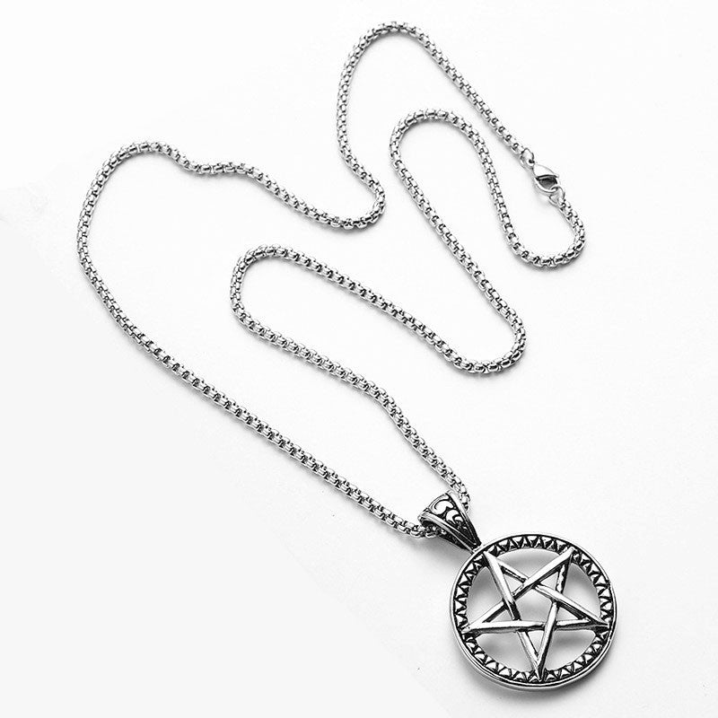 Personalized pentagram pendant