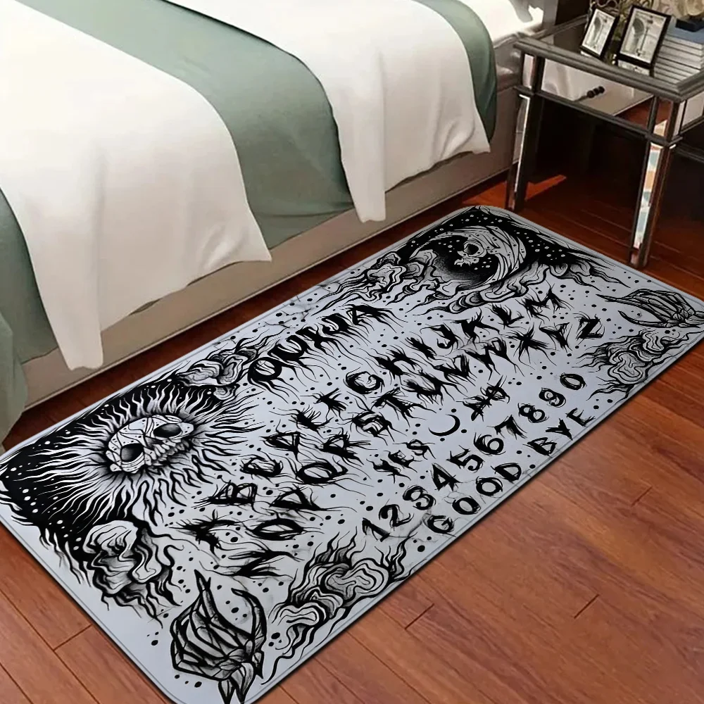 Ouija Tarot Witchcraft Gothic Bathroom Mat INS Style Soft Bedroom Floor House Laundry Room Mat Anti-skid Welcome Doormat