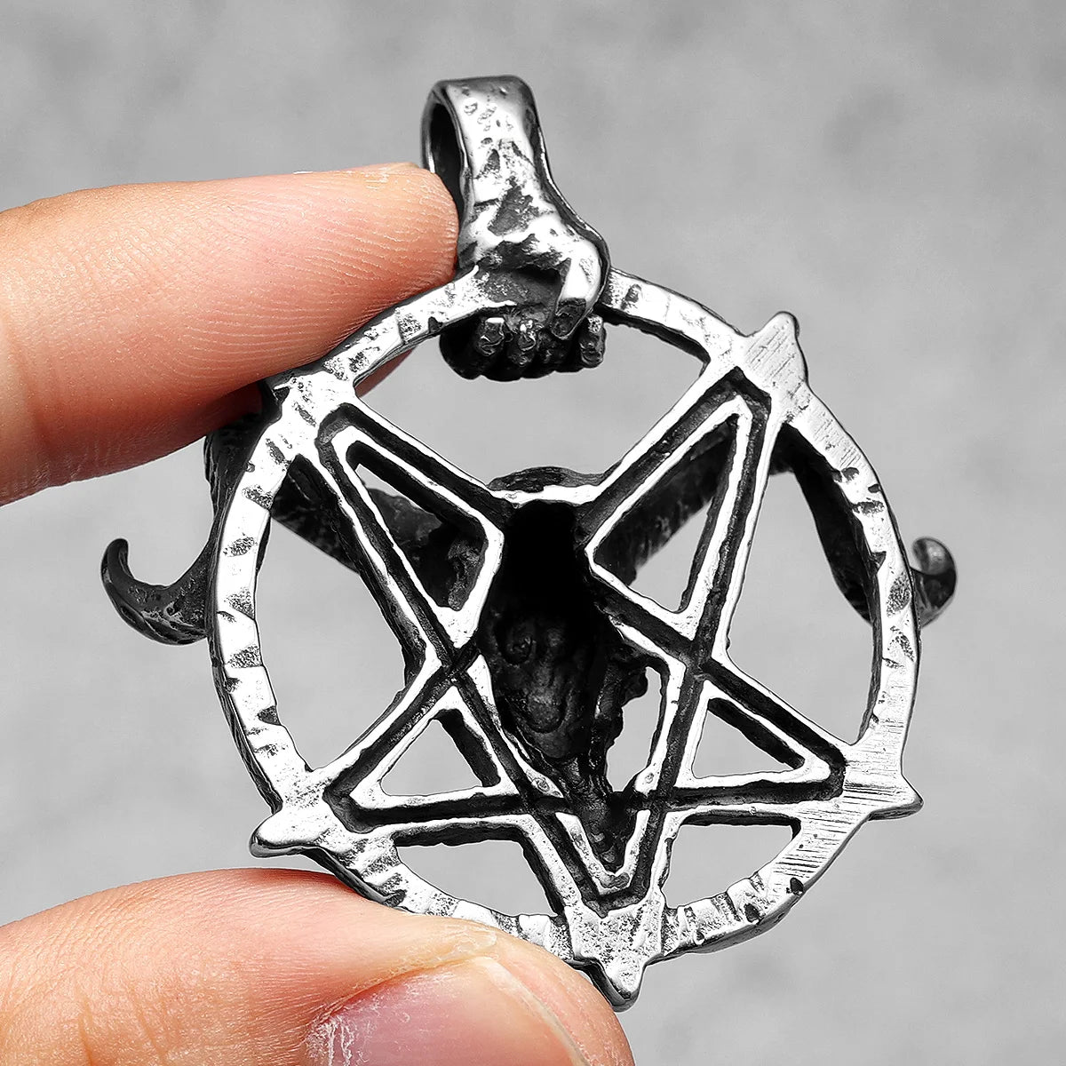 Devil Satan Pendant Retro Goat Horn Necklaces Rock accessories