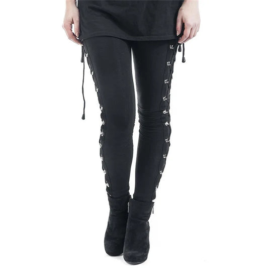 2023 Fashion Elegant Explosions Gothic Punk Pants Female Trouser Casual Bottom