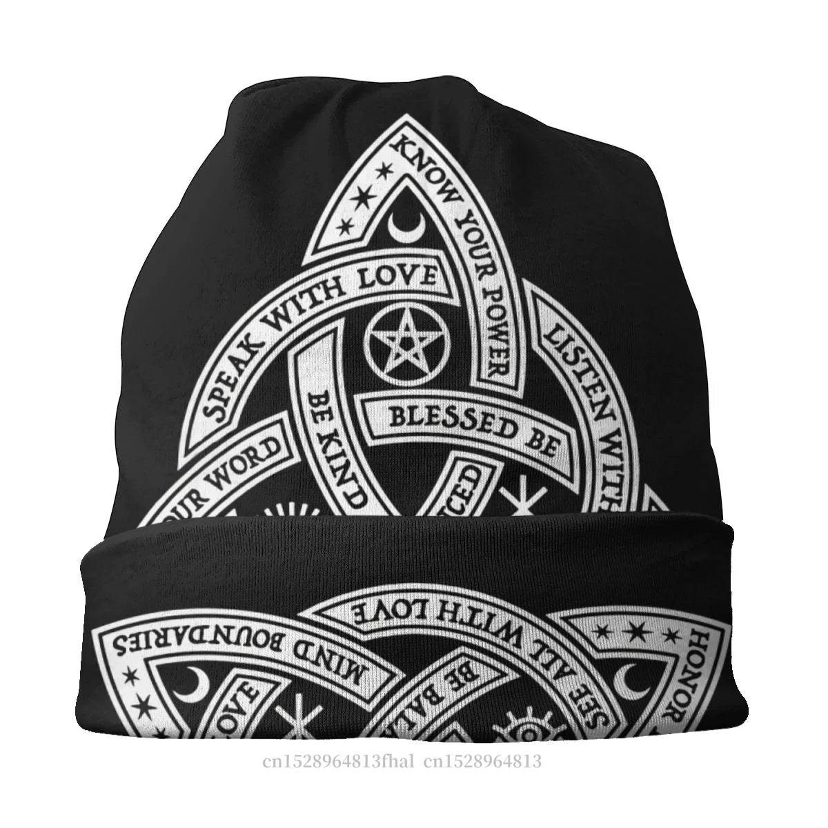 Good Witch Celtic Knot Bonnet Homme Outdoor Dünner Hut Gothic Skullies Beanies Caps Für Männer Frauen Stil Baumwollhüte