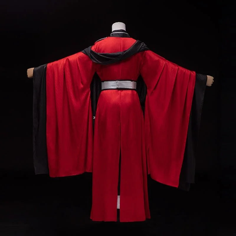 TGCF Tian Guan Ci Fu Huacheng Cosplay Costume Guiwang Huacheng Han Style Clothing Sanlang Red Hanfu Dress Chinese Costume