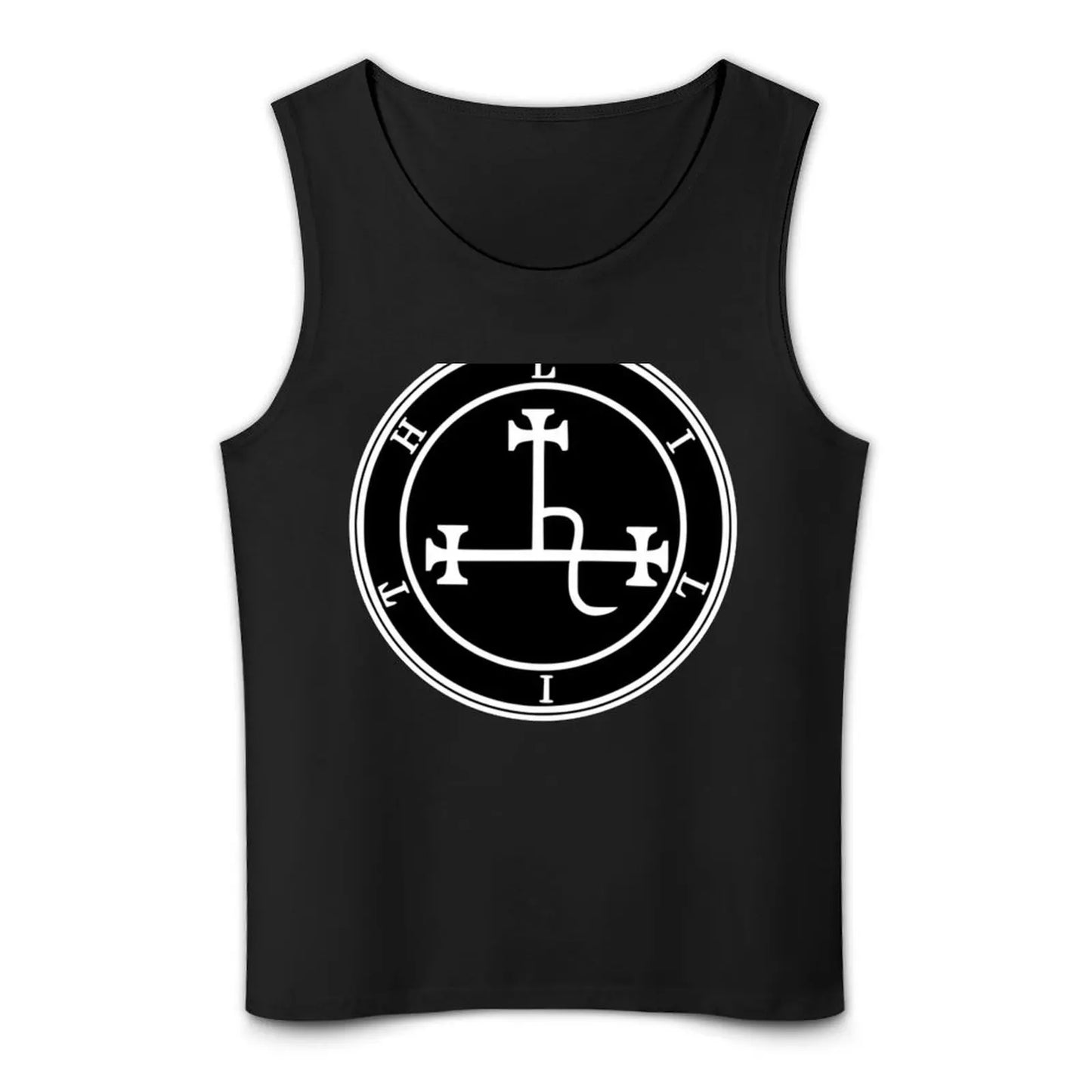 Lilith Female Devil Occult Gothic Lilith Satanic Pagan Lilith Samael Sigil Tank Top t-shirts for Men's gym mens designer clothes