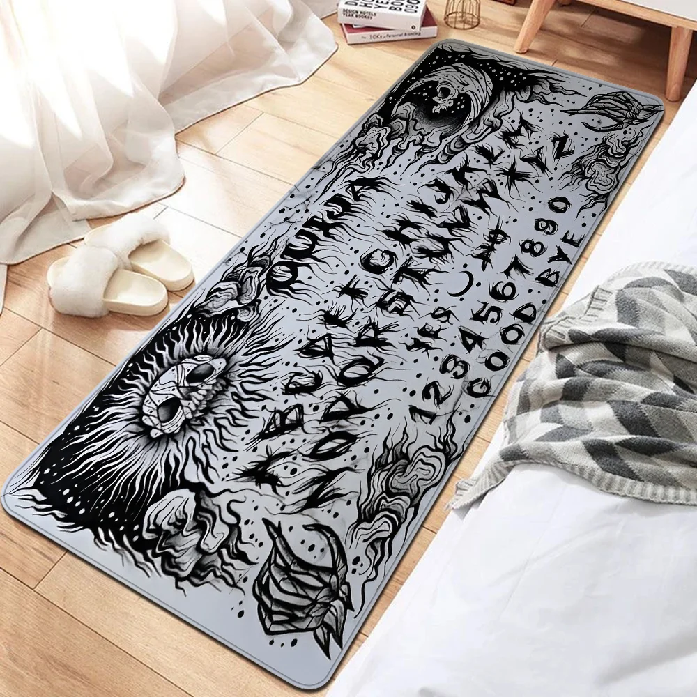 Ouija Tarot Witchcraft Gothic Bathroom Mat INS Style Soft Bedroom Floor House Laundry Room Mat Anti-skid Welcome Doormat