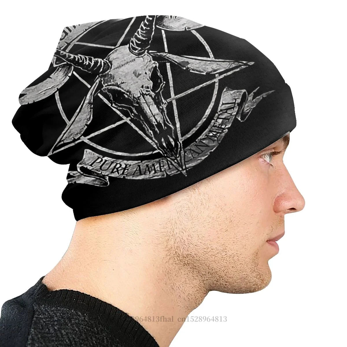 Black Metal Outdoor Beanie Hats Lamb Of God Skullies Beanies Hat Bonnet Hipster Caps Men Women's Earmuffs