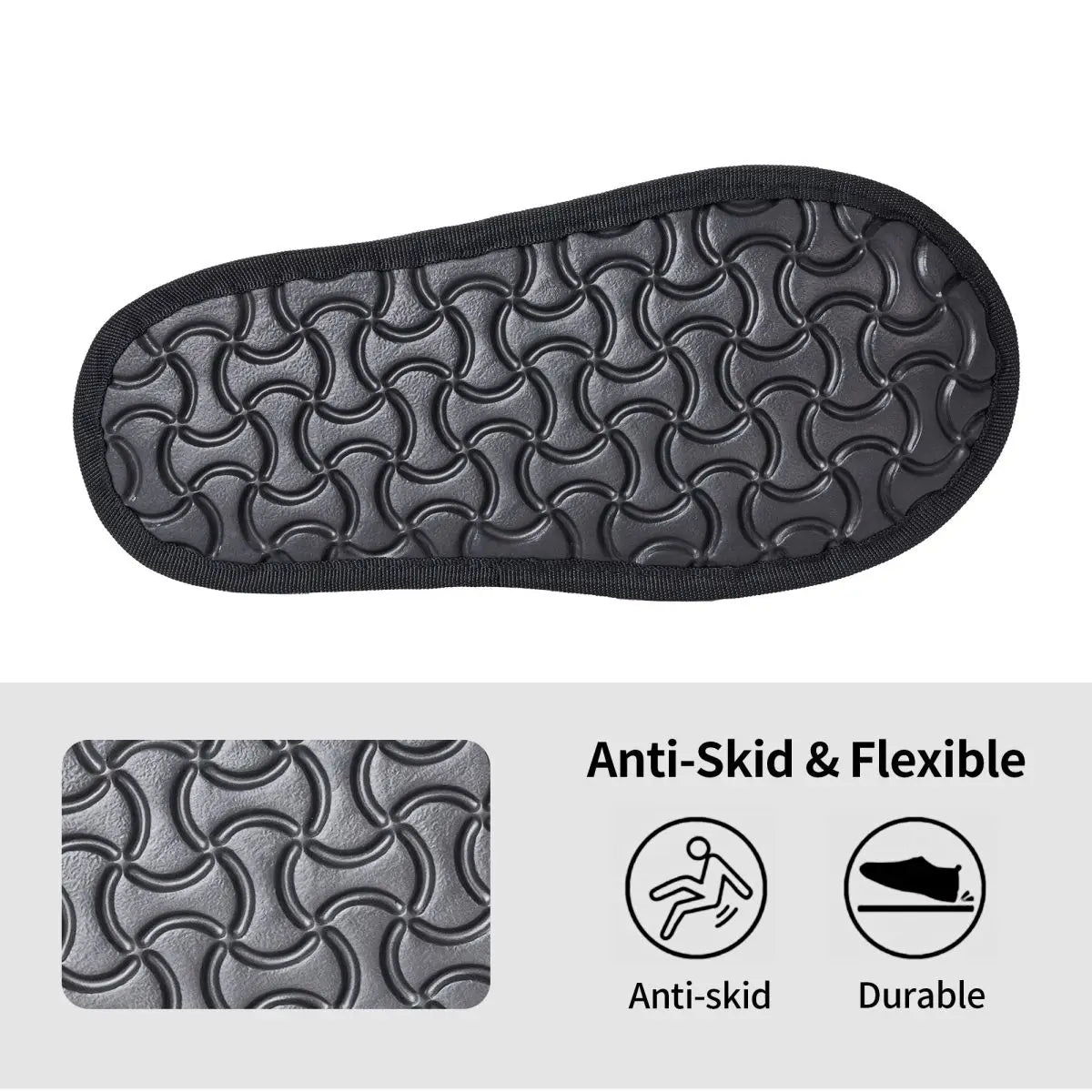 Benutzerdefinierte Hail Satan Satanic Cross Soft Memory Foam Hausschuhe Damen Teufel Okkultismus Gemütlich Warm Anti-Rutsch Sohle Slipper