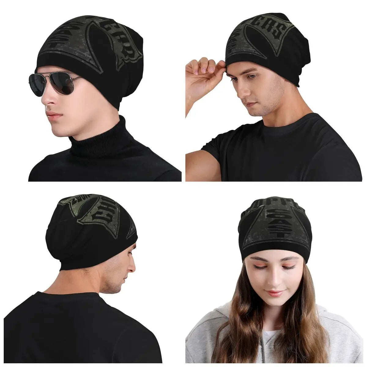 West Coast Iron Cross Choppers Beanie Cap Unisex Winter Warm Bonnet Homme Knitting Hats Hip Hop Outdoor Ski Skullies Beanies Cap