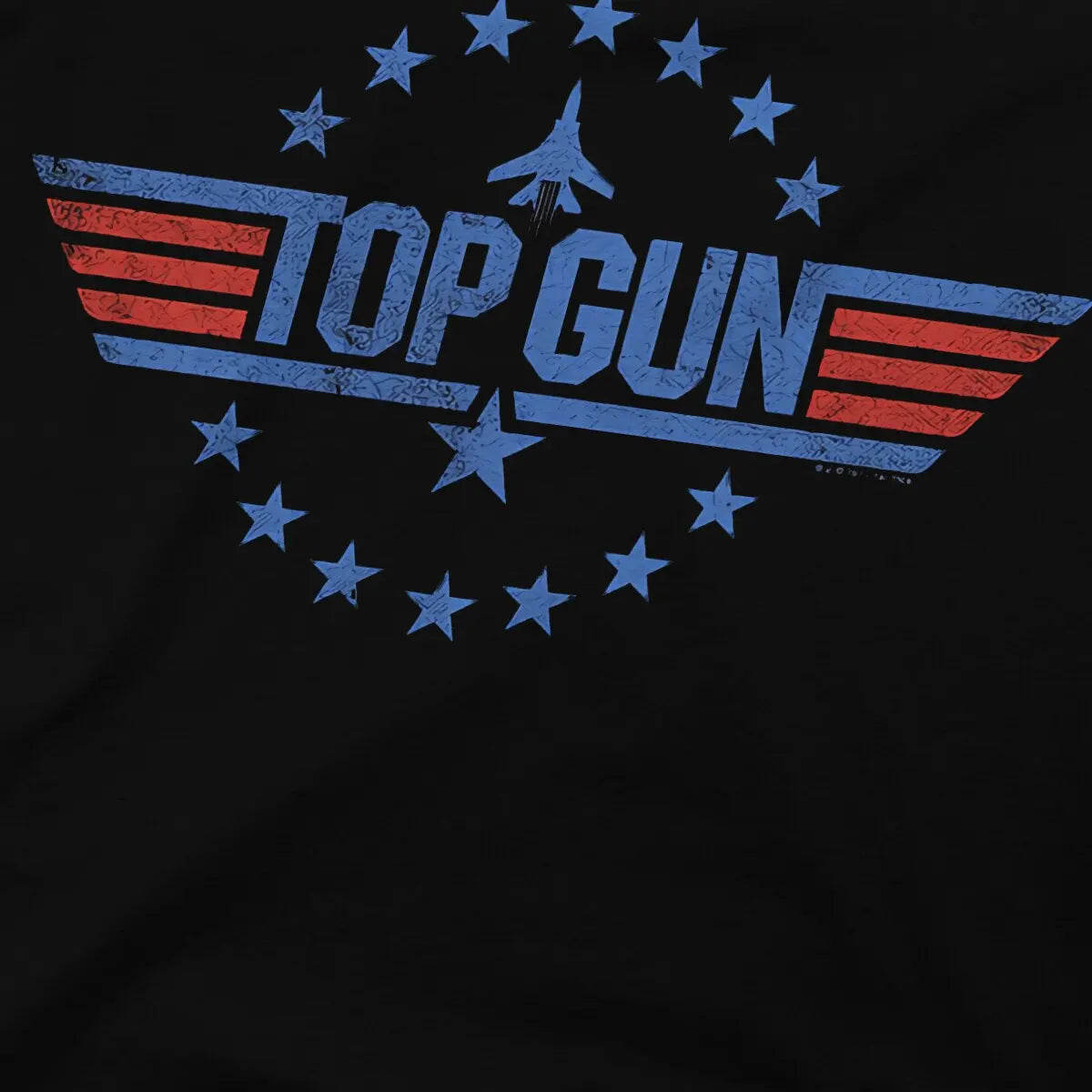 Blue Top Gun T Shirt Goth Men Tees Summer Clothing Harajuku Crewneck TShirt