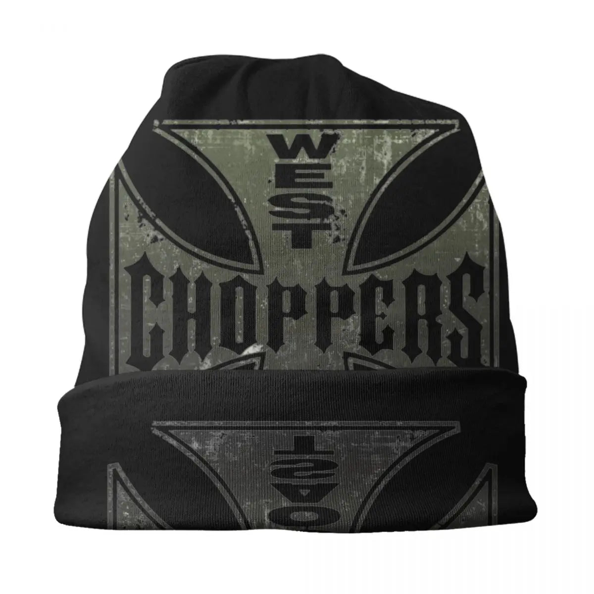 West Coast Iron Cross Choppers Berretto Unisex Inverno Caldo Berretto Uomo Cappelli Lavorati a Maglia Hip Hop Outdoor Sci Skullies Berretti Berretto