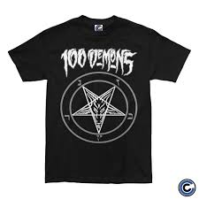 Satanic Goth Lucifer Short sleeve T-shirt Demons Punks
