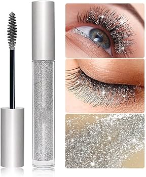 Diamond Glitter Mascara Fast Dry Eyelashes Curling Extension Makeup Waterproof L